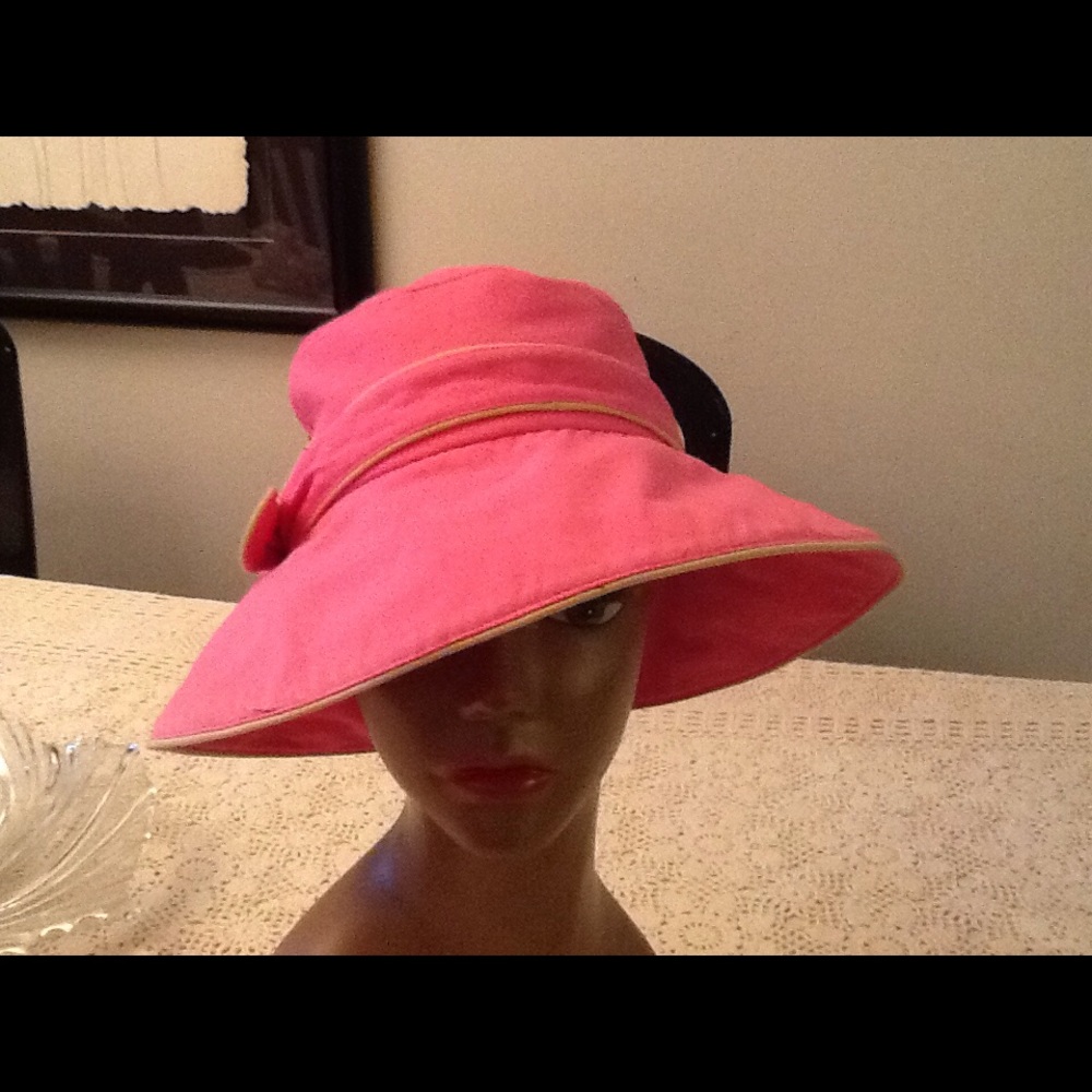 Pink & Green hat